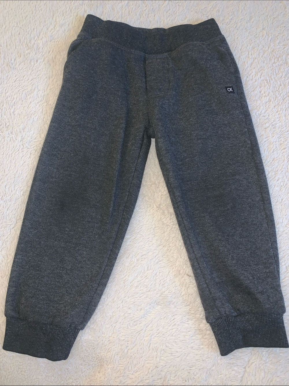 Calvin Klein Gray Joggers Sweatpants 3T
